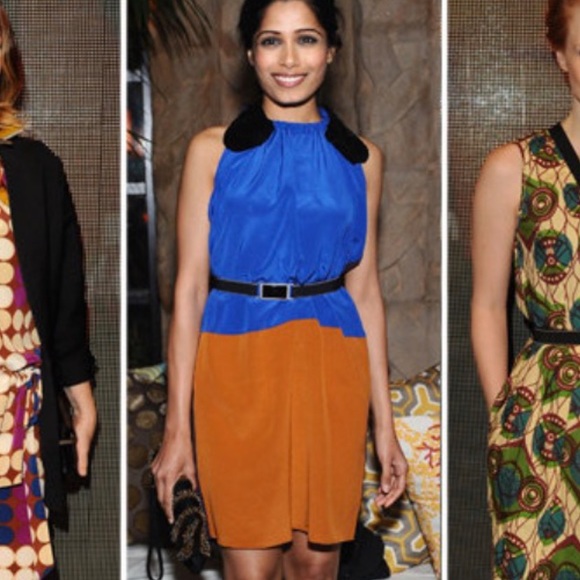 Marni at H&M 100% Silk Colorblock Dress - Picture 6 of 6